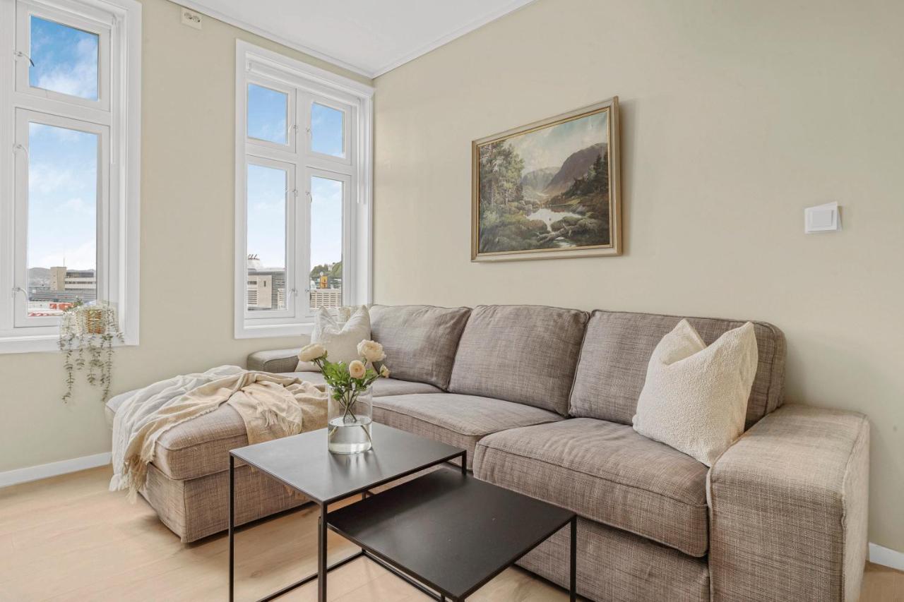 Contemporary City-Apartement With Views Of The Dock! Bergen Exterior photo